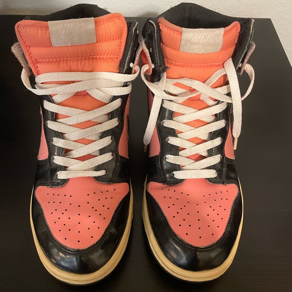 Coral Nikes